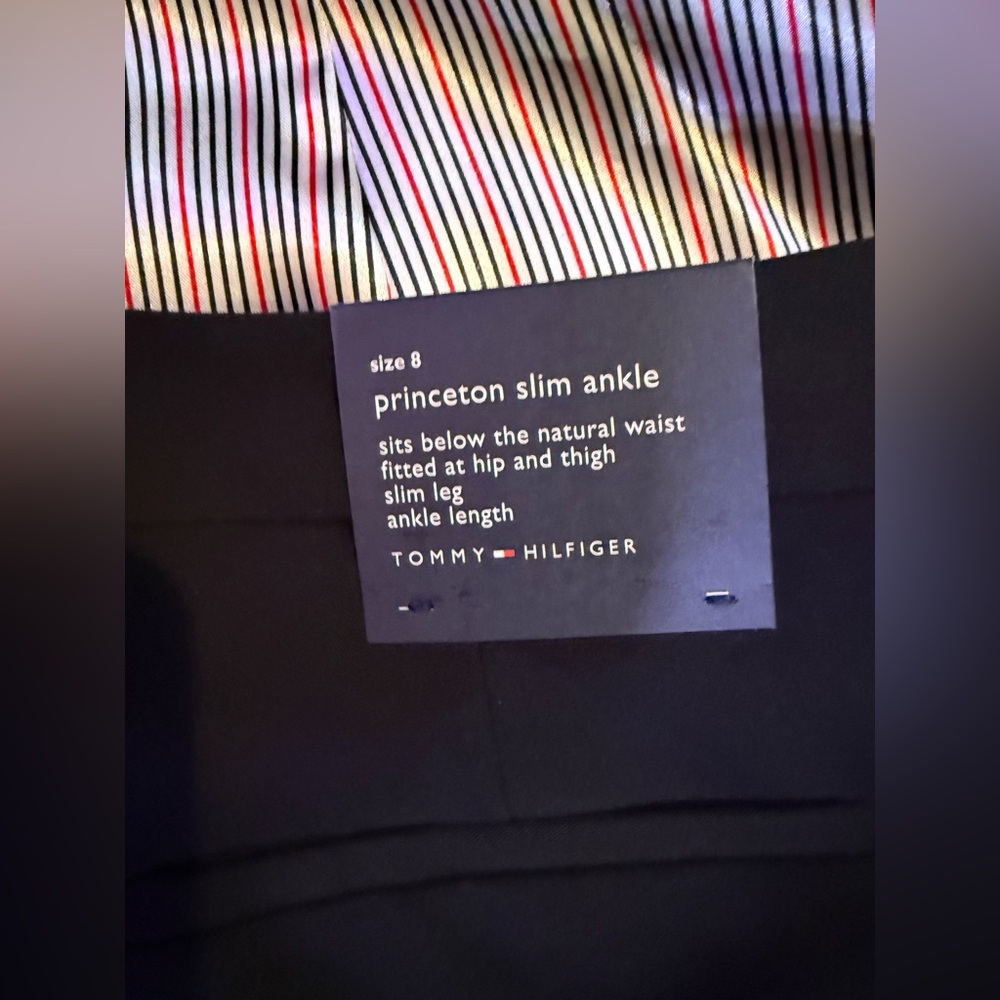 NWT Tommy Hilfiger Women’s Black Suit, 6/8 - Picture 14 of 15